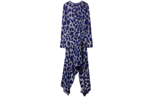 Burberry SS23 Long Sleeved Dress Women's Multicolor