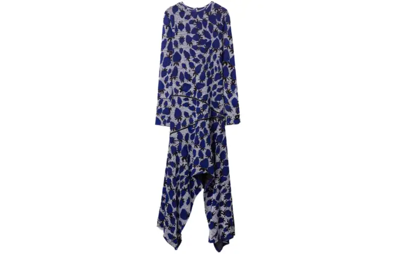 Burberry SS23 Long Sleeved Dress Women's Multicolor