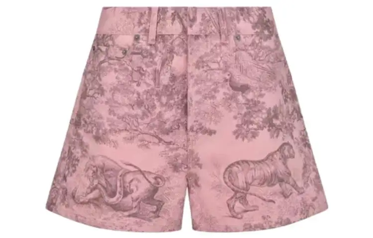 DIOR Casual Shorts Women's Pink Moderate