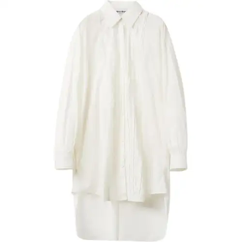 MIU MIU Long Sleeved Dress Women's White