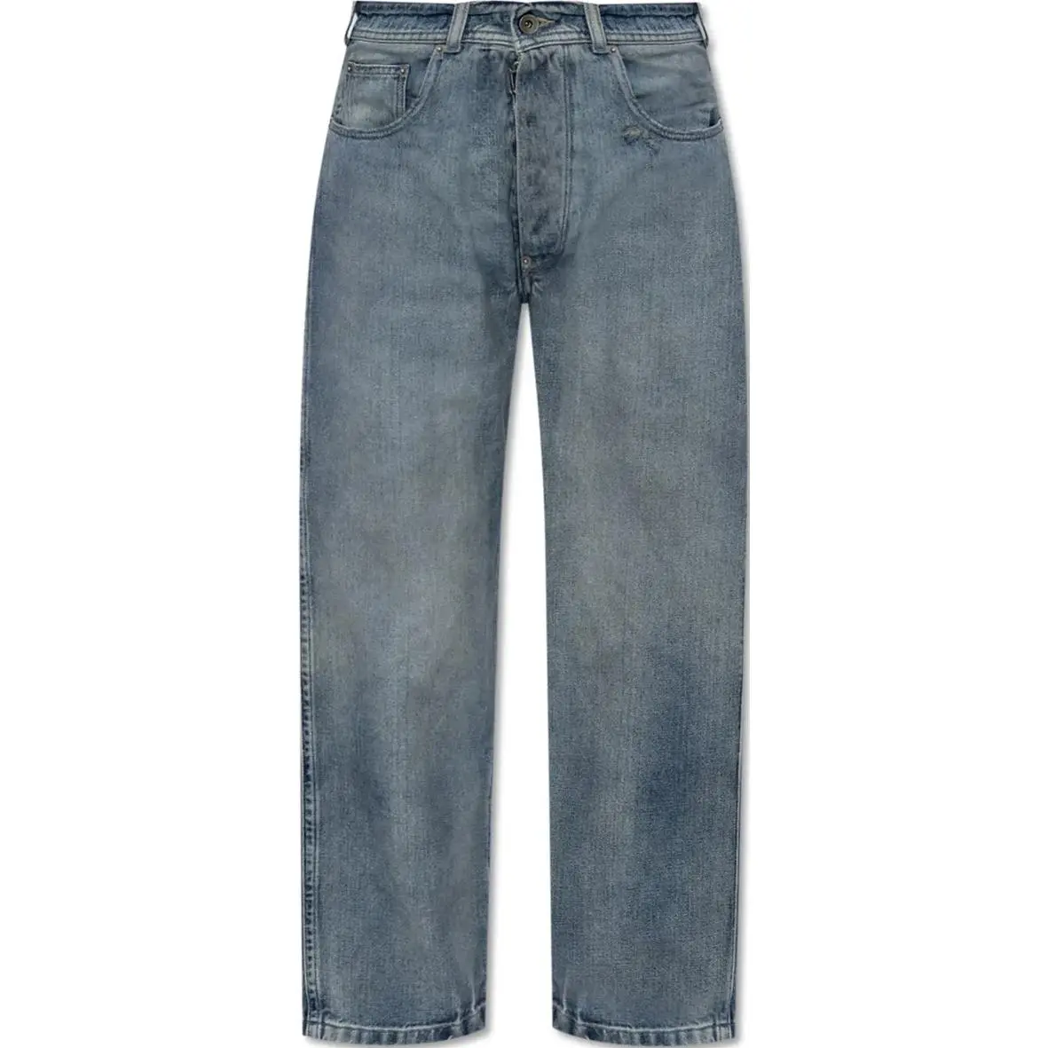 Maison Margiela High Waist Distressed Jeans
