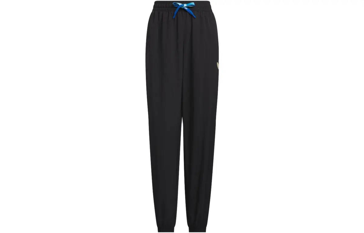 Adidas Originals Knitted Sweatpants Women's Black Moderate Cuffed Pants