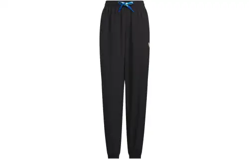 Adidas Originals Knitted Sweatpants Women's Black Moderate Cuffed Pants