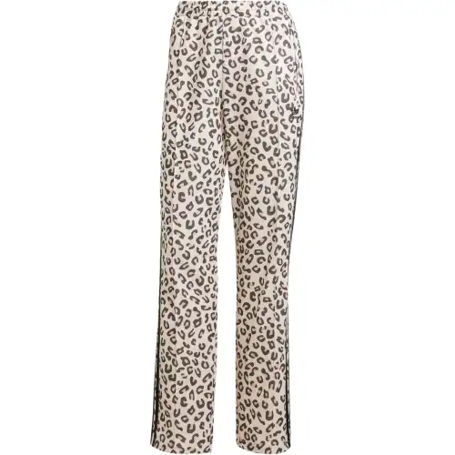 Adidas Women's Leopard Firebird Track Pants Black