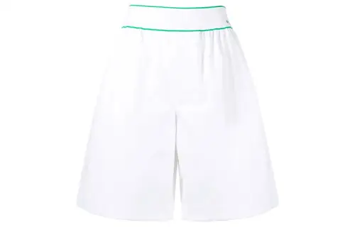 Bottega Veneta Tipped Cargo Shorts White