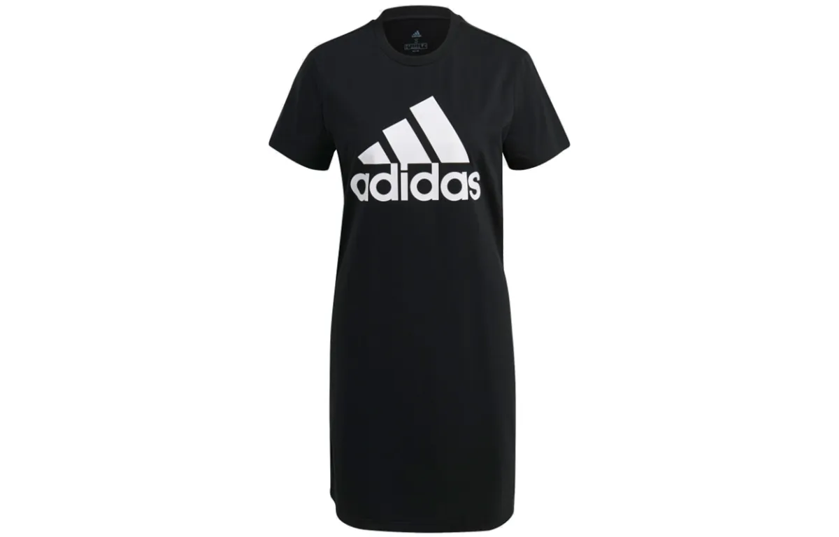 Adidas Essential Short Sleeved Dress Women's Black
