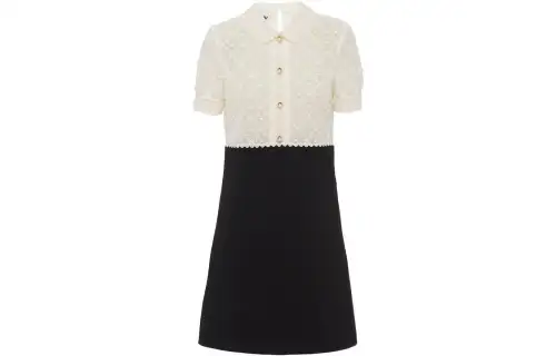 MIU MIU SS22 Short Sleeved Dress Women's Multicolor