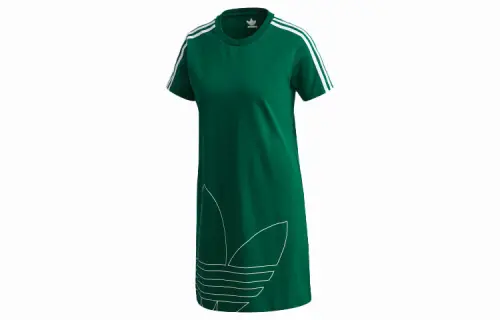 Adidas Originals Short Sleeved Dress Women's Dark Green