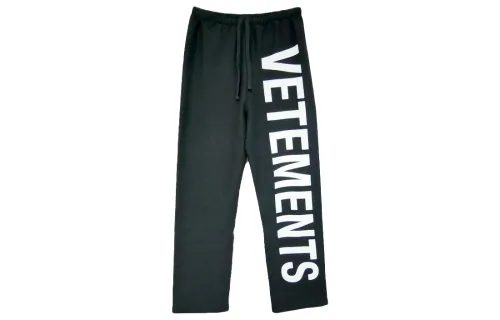 Vetements Knitted Sweatpants Women's Black Moderate Other