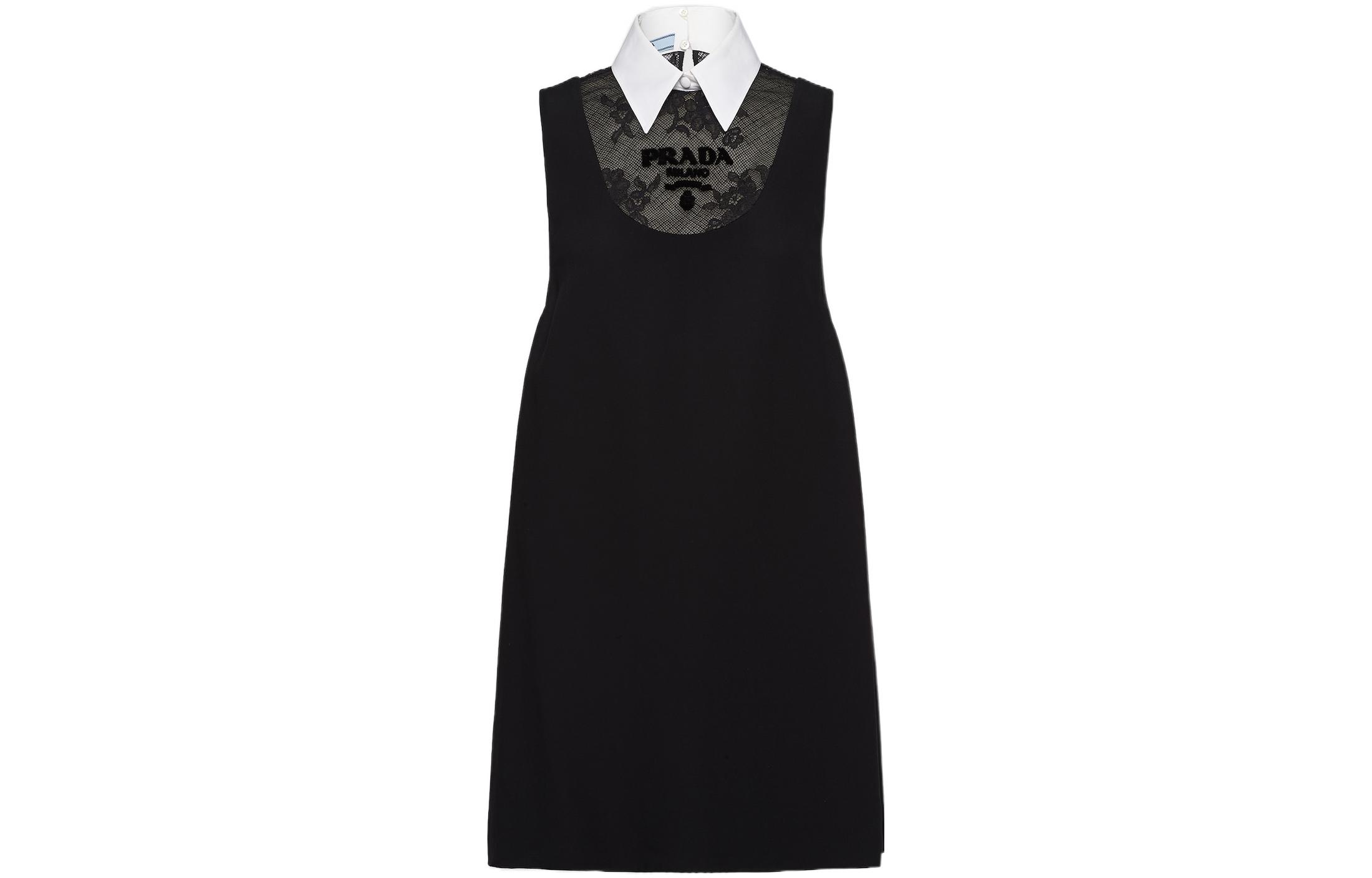 PRADA SS23 Sleeveless Dress Women's Black