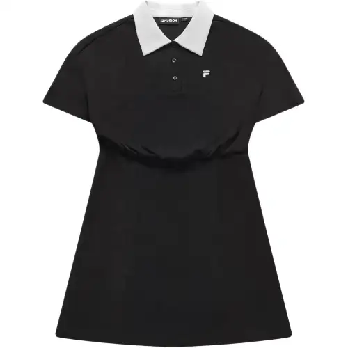 FILA FUSION Short Sleeved Dress Women's Jet Black