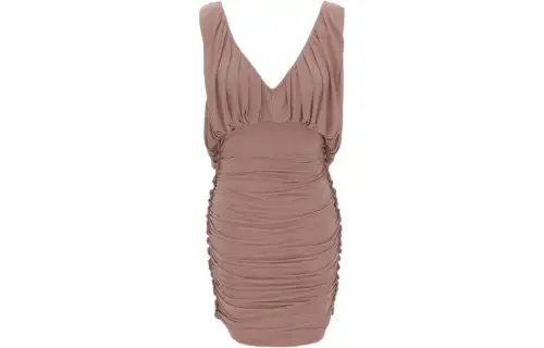 SAINT LAURENT Draped Sleeveless Dress