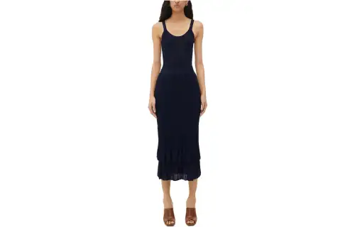 Bottega Veneta Sleeveless Dress Women's Dark Blue