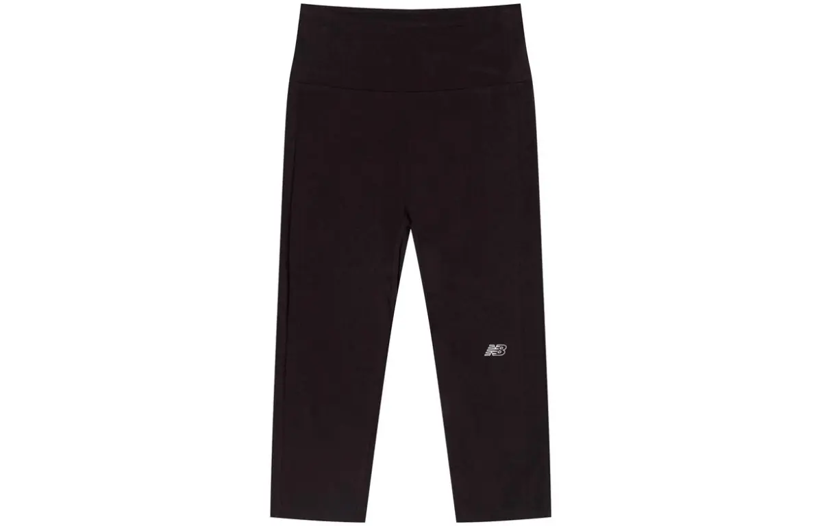 New Balance Knitted Sweatpants Women's Black Moderate Slim Fit Pants