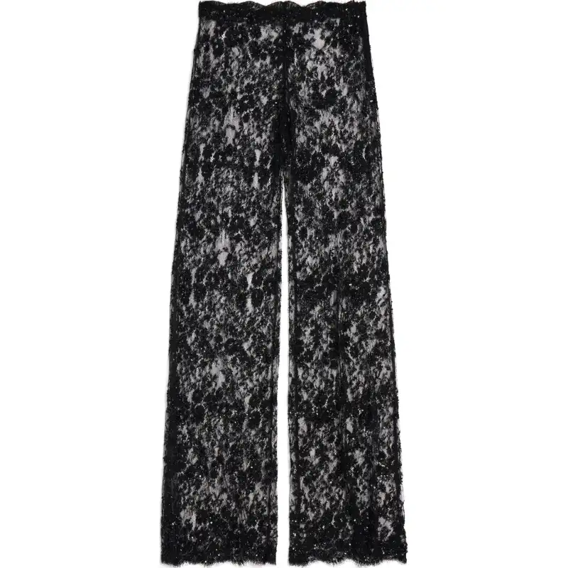 Balenciaga Casual Pants Women's Black