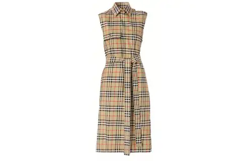 Burberry check-pattern mini dress