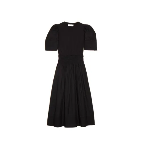 GUCCI SS23 Short Sleeved Dress Women's Black