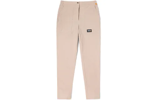 Timberland Windbreaker Pants Women's Light Pink Moderate Straight Fit Pants
