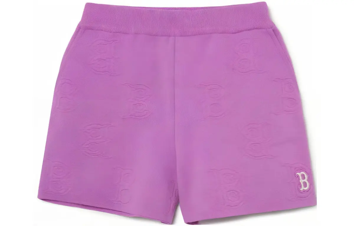 MLB Casual Shorts Women's Pink Moderate Straight Fit Pants