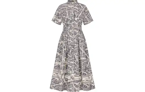 DIOR SS24 Short Sleeved Dress Women's White