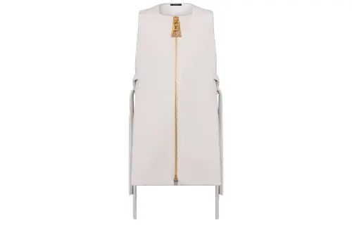 LOUIS VUITTON Sleeveless Dress Women's White