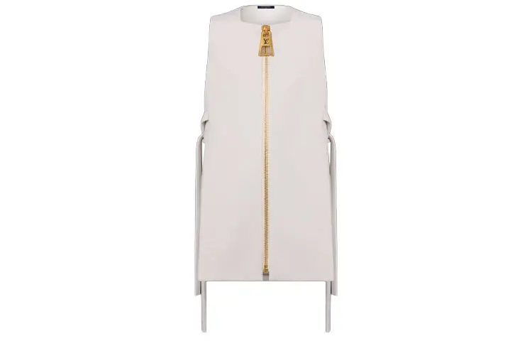 LOUIS VUITTON Sleeveless Dress Women's White