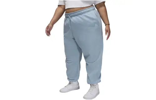 Jordan Brooklyn Fleece Knitted Sweatpants Women's Blue Gray