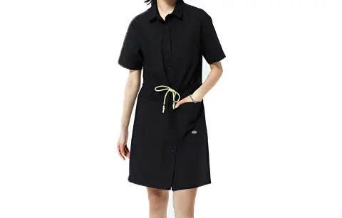 Dickies Short Sleeved Dress Women's Black