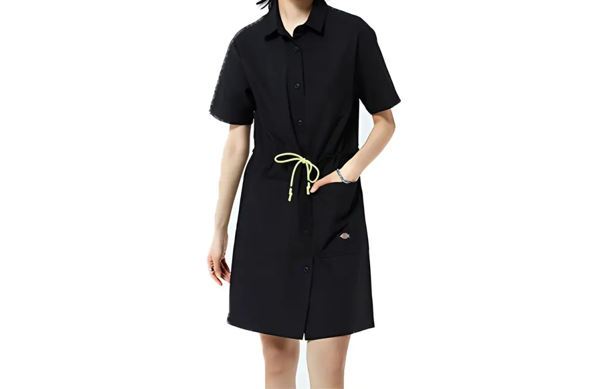 Dickies Short Sleeved Dress Women's Black