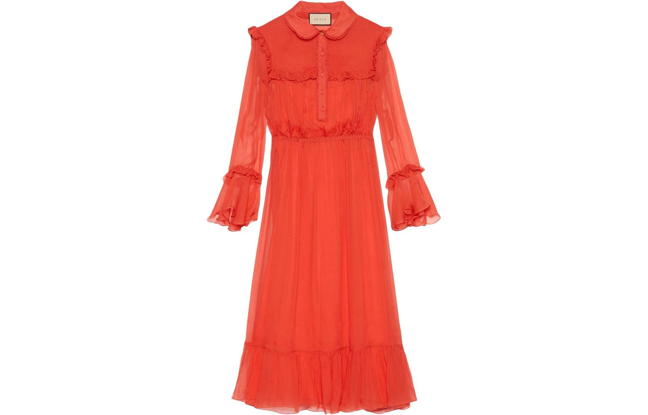 【Previous Season】tiered chiffon maxi dress