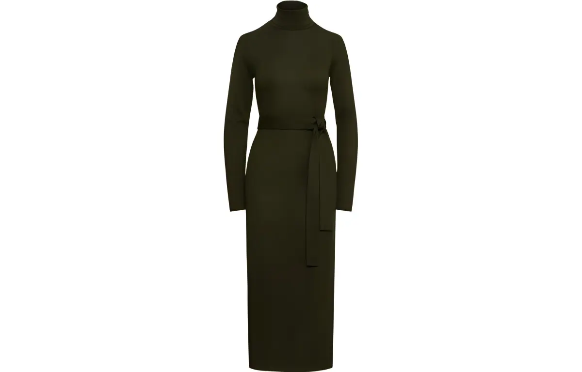 Polo Ralph Lauren FW22 Long Sleeved Dress Women's Green