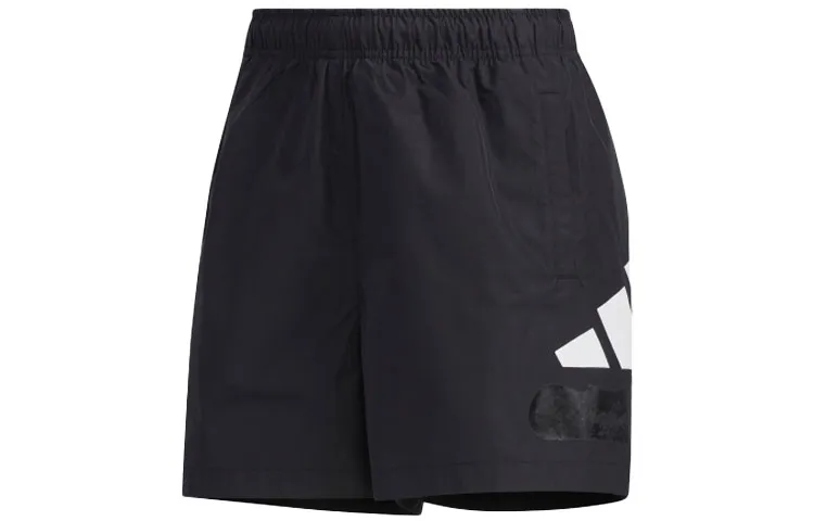 Adidas Casual Shorts Women's Black Moderate Straight Fit Pants
