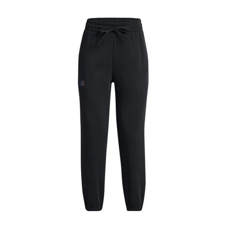 Under Armour Rock Knitted Sweatpants Women's Black Moderate Cuffed Pants