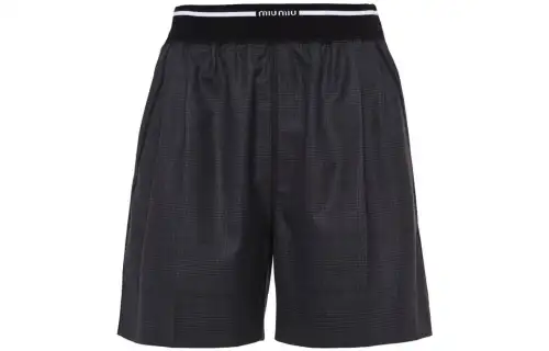 【Previous Season】Glen plaid-check shorts