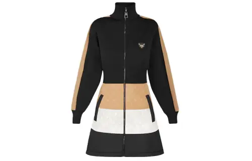 LOUIS VUITTON Long Sleeved Dress Women's Black