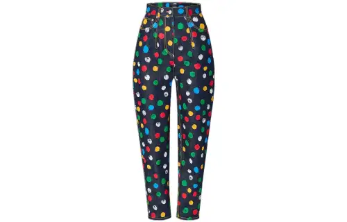 LOUIS VUITTON x Yayoi Kusama Jeans Women's Blue