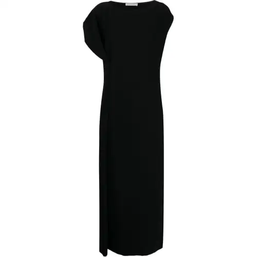 Blathine asymmetric midi dress