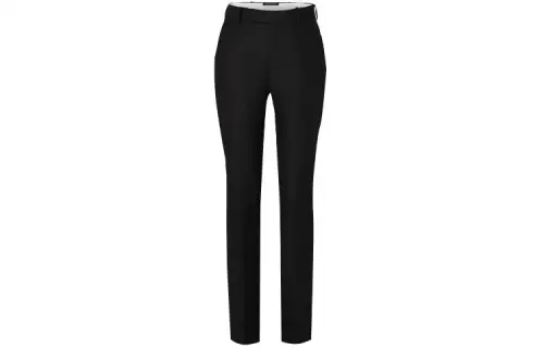 LOUIS VUITTON New Quarterly Products Of LV Suit Pants Women's Black Moderate Straight Fit Pants