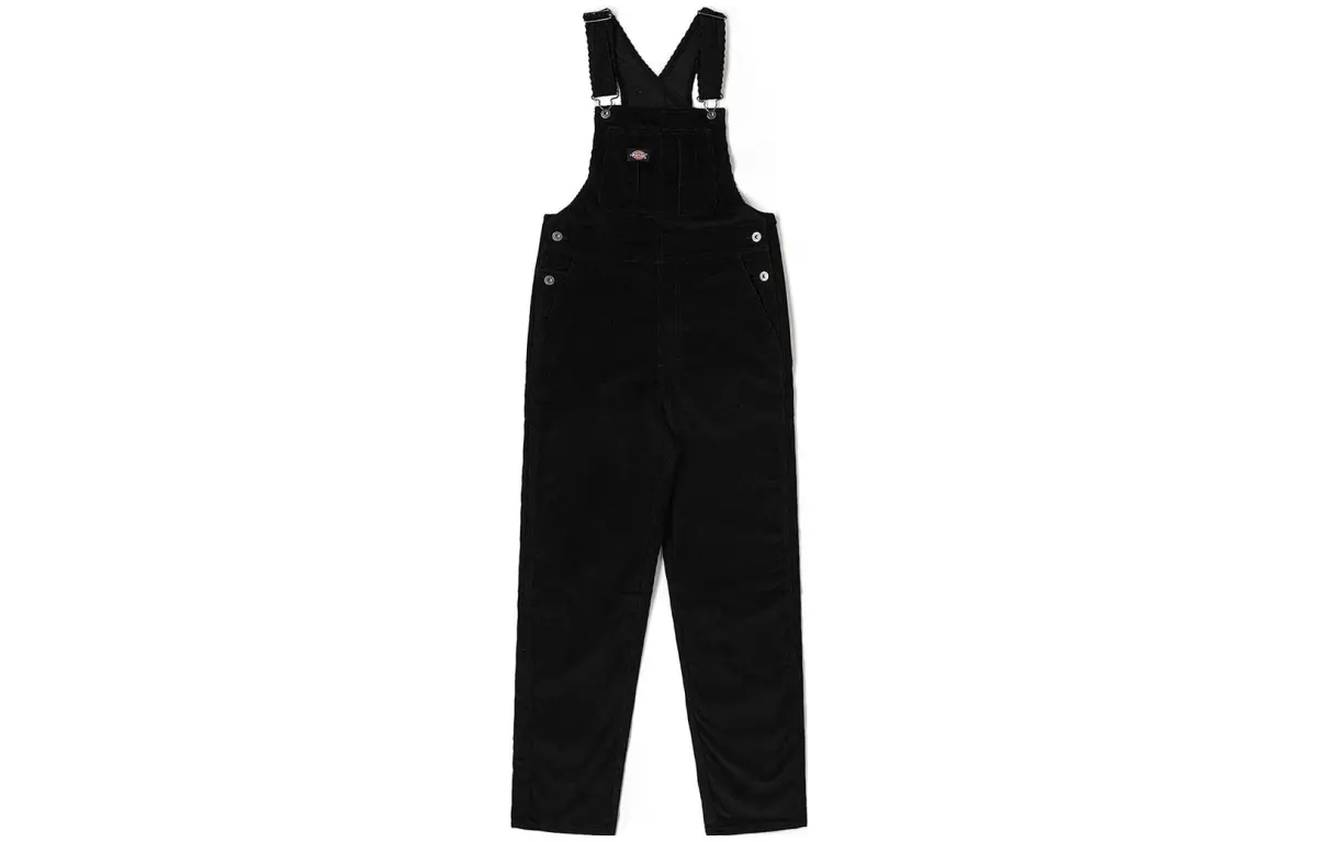 Dickies Overalls Women's Asphalt Black Moderate Straight Fit Pants
