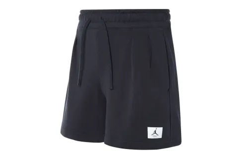 Jordan Fleece black shorts for leisure, with your logo imprint