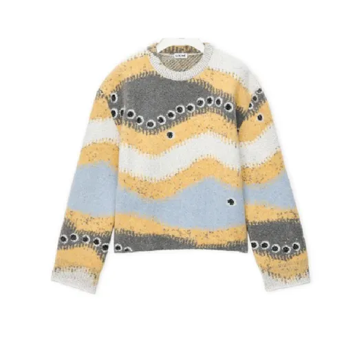 Loewe patterned intarsia-knit jumper