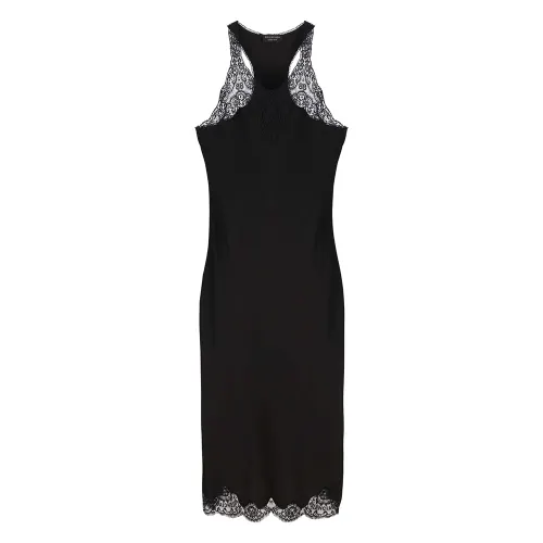 Balenciaga Lace Trimmed Sleeveless Dress
