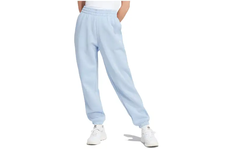 Adidas Originals Knitted Sweatpants Japan Version Women's Blue