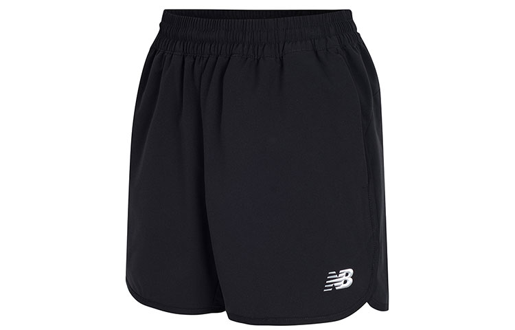 Женские шорты New Balance Printed Logo (черные)
