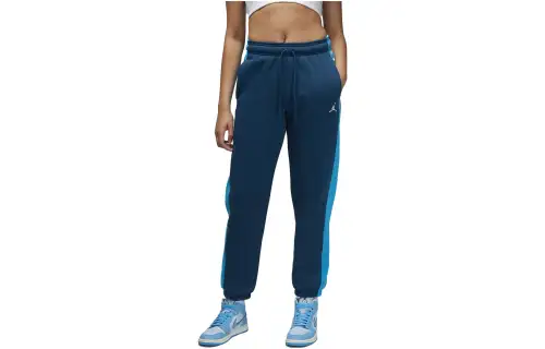 Jordan Knitted Sweatpants Women's Laser Blue Moderate Cuffed Pants