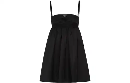 PRADA Re-Nylon Triangle-logo Minidress