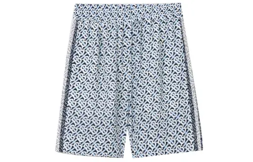 Burberry Casual Shorts Women's Blue