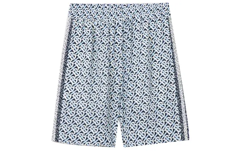 Burberry Casual Shorts Women's Blue