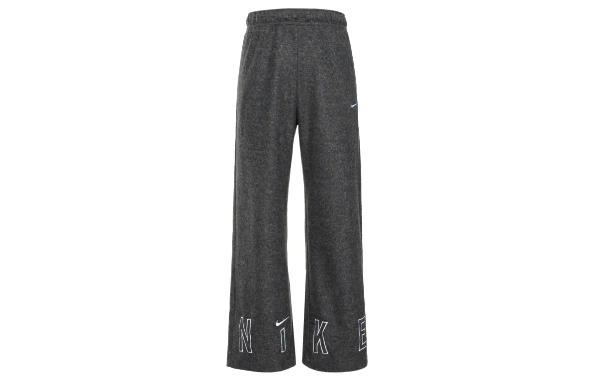 Nike Therma FIT Knitted Sweatpants Women's Black Gray