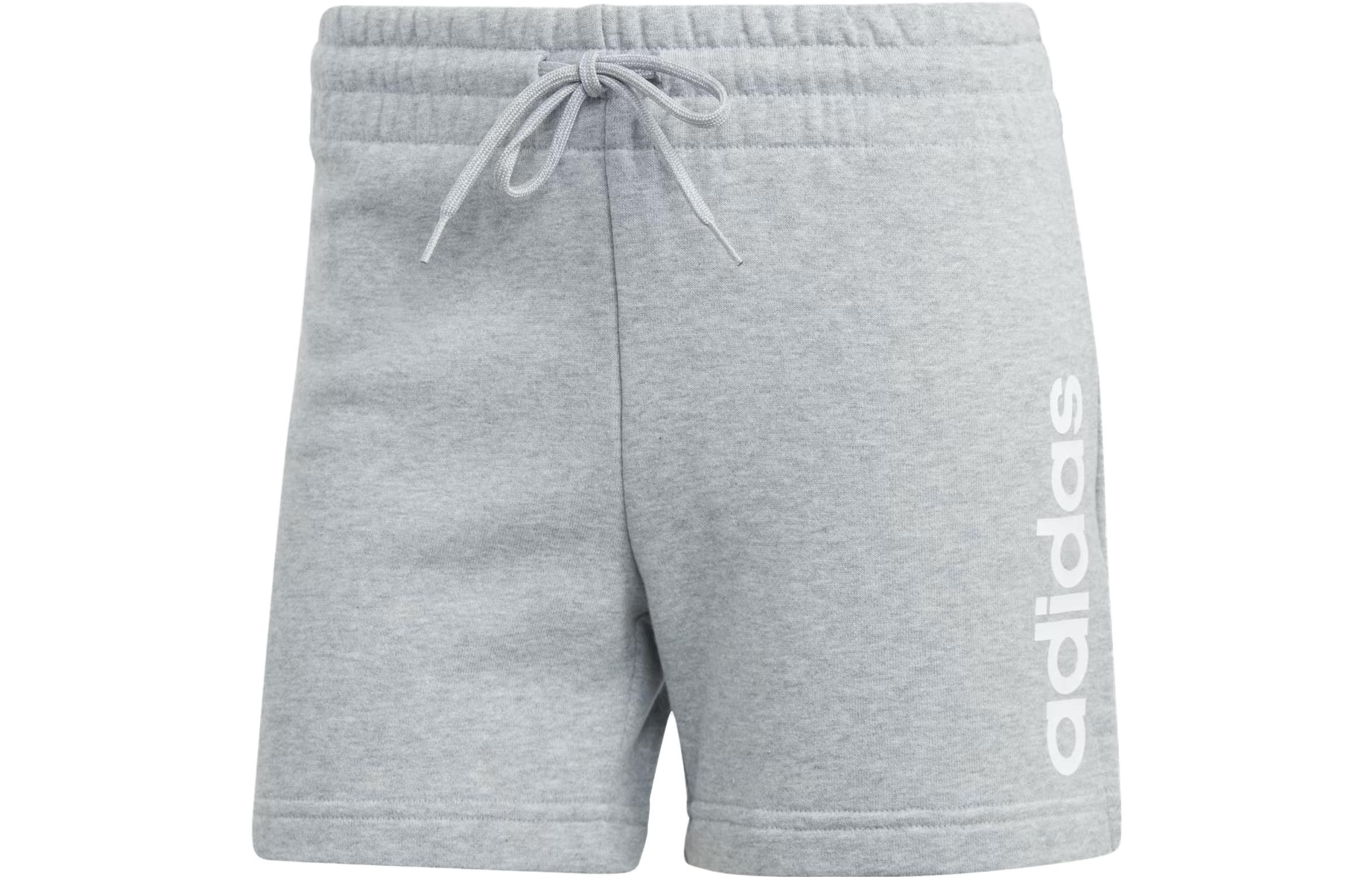 Adidas Essential Essentials Linear French Terry Shorts Casual Shorts Women's Gray
